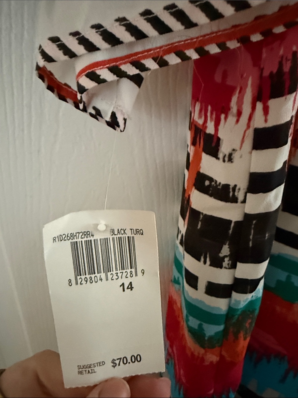 Rabbit Rabbit Rabbit Multicolor Striped Shift Dress - Picture 3 of 4